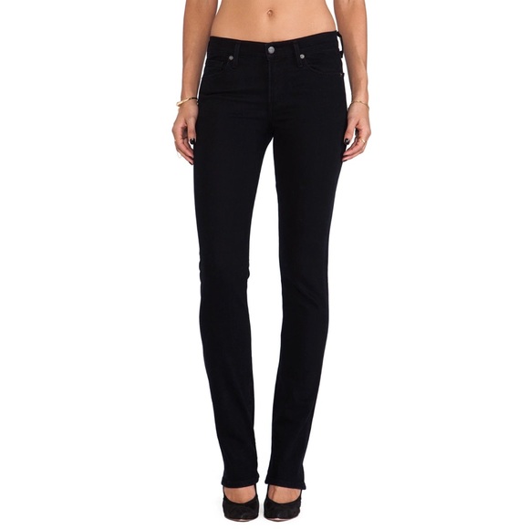 Citizens of Humanity Women’s Elson Charcoal Black Straight Cut Jeans Size 25 - Picture 10 of 10